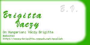 brigitta vaczy business card
